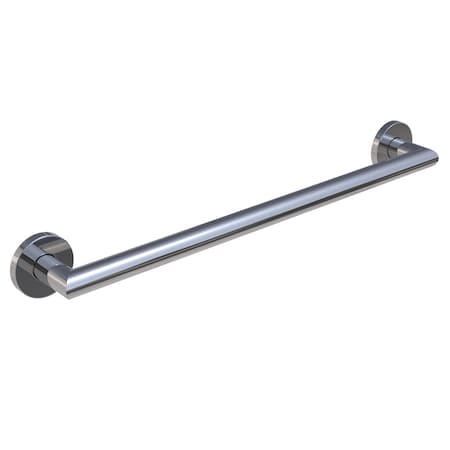 Keeney Mfg Architectural Architectural Grab Bar, Polished Chrome, 16", 18 ga. Stainless Steel, Polished Chrome GB2024-16PC